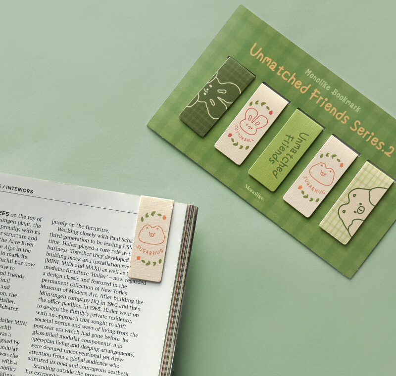 Alternative view of MONOLIKE Unmatched Friends Magnetic Bookmark Series.2