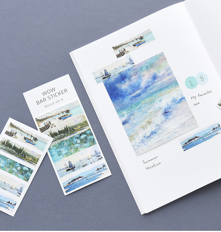 Alternative view of MONOLIKE Wow Bar Sticker Art 10-Sheet Set