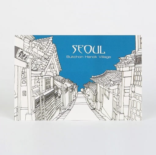 "meta_description": "Celebrate Seoul's landmarks with exquisite line drawing postcards set. Perfect for any occasion.",