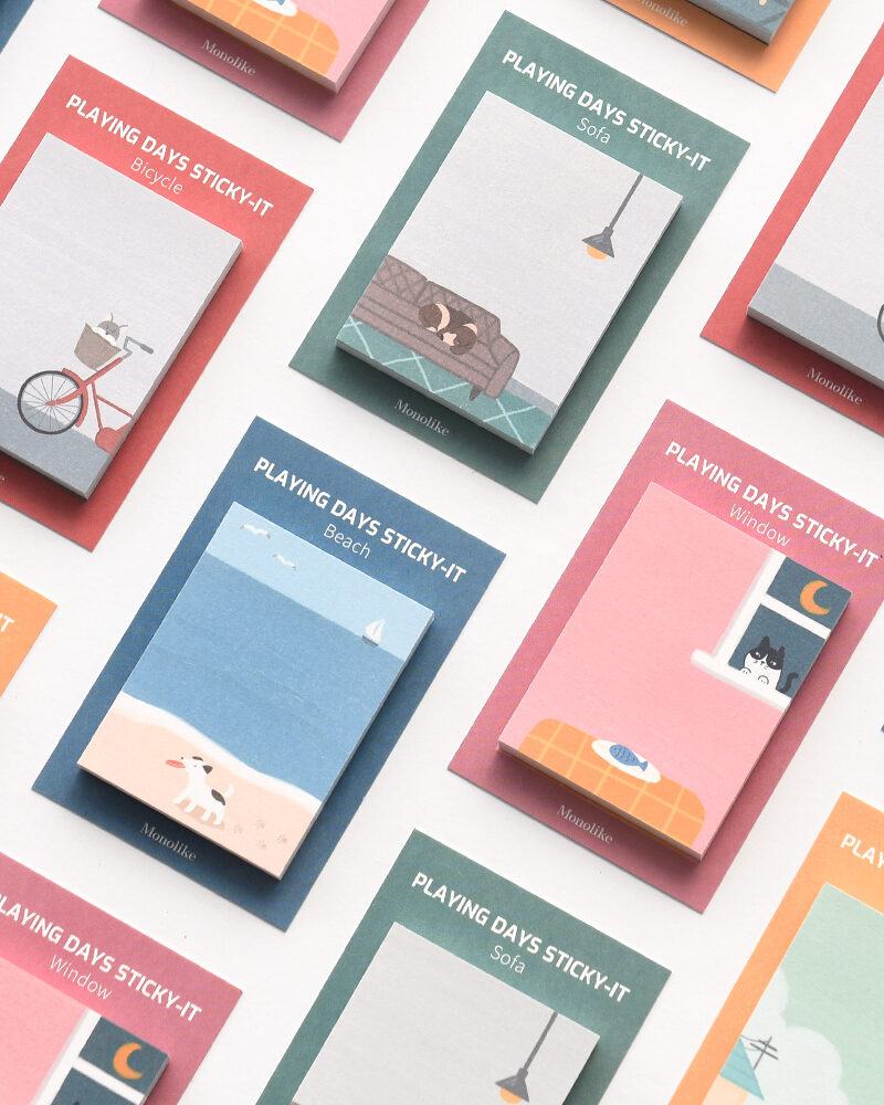 MONOLIKE Playing Days Sticky Notes