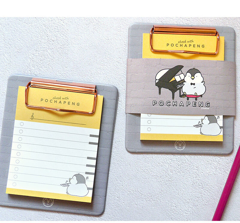 MONEW Pochapeng Mini Sticky Clipboard – Pianist - Memo Pads & Sticky Notes
