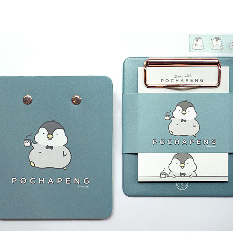MONEW Pochapeng Mini Sticky Clipboard – Modern Green - Memo Pads & Sticky Notes - View 1