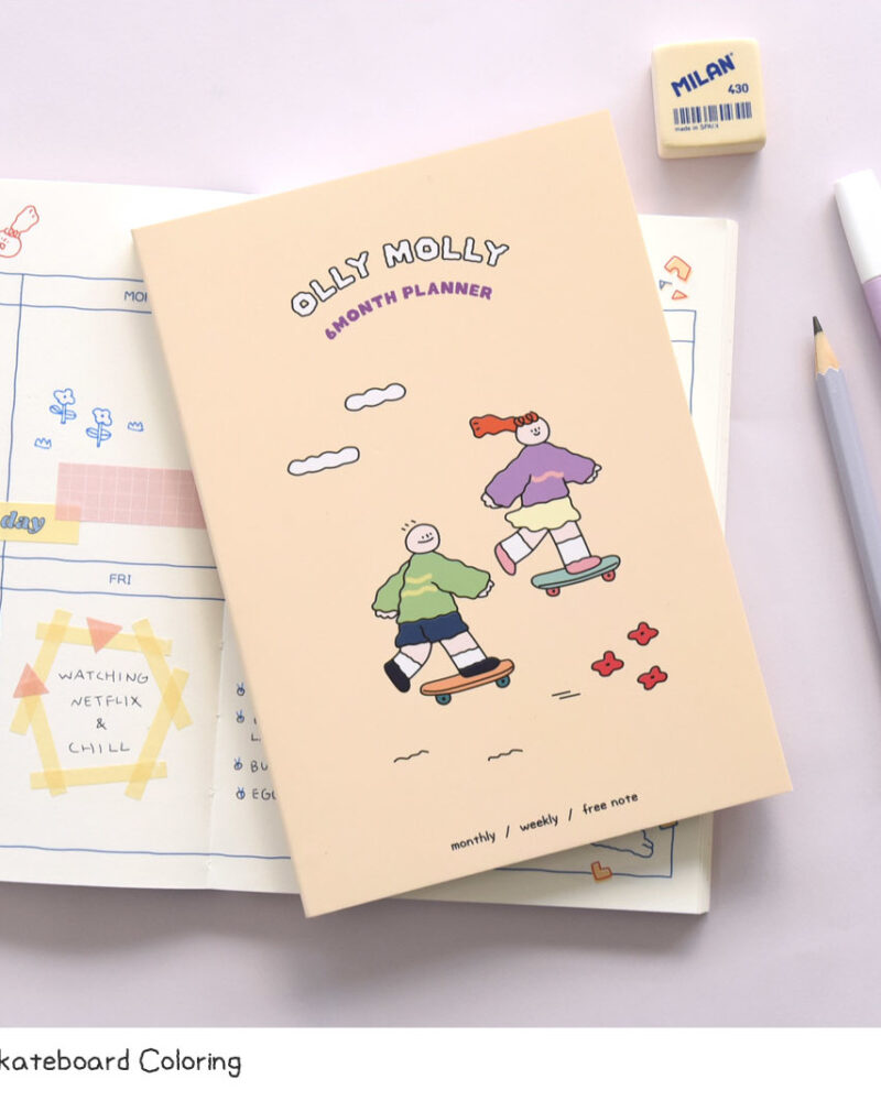 MONOLIKE Olly Molly 6-Month Diary - Office Supplies - View 1