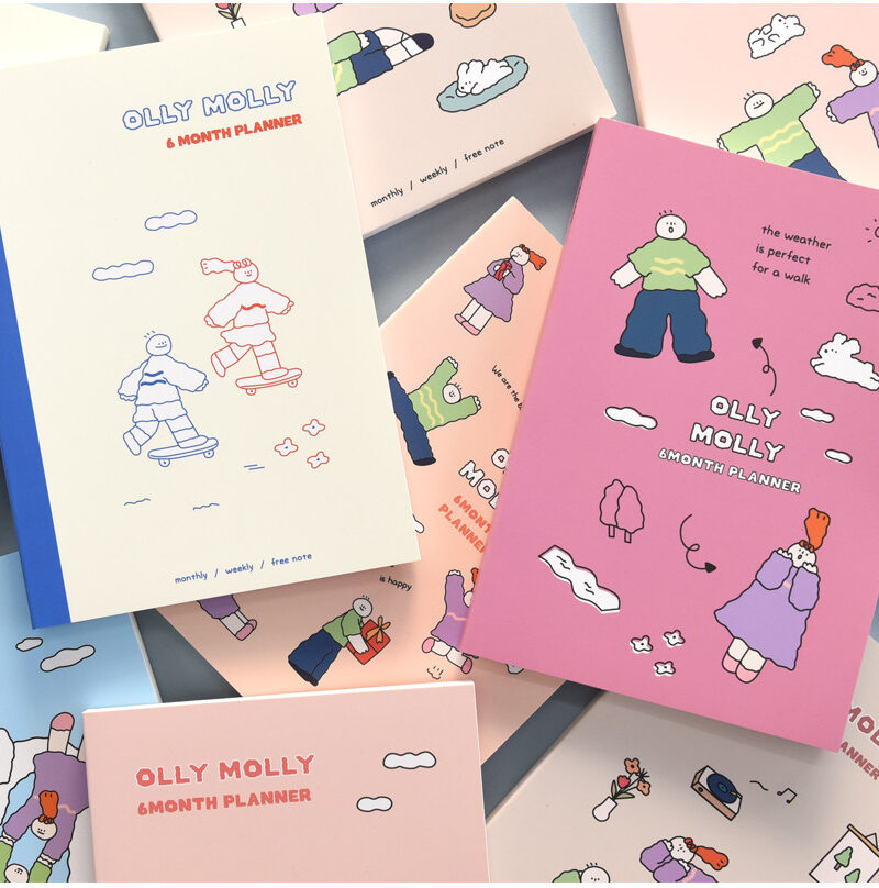 MONOLIKE Olly Molly 6-Month Diary - Office Supplies