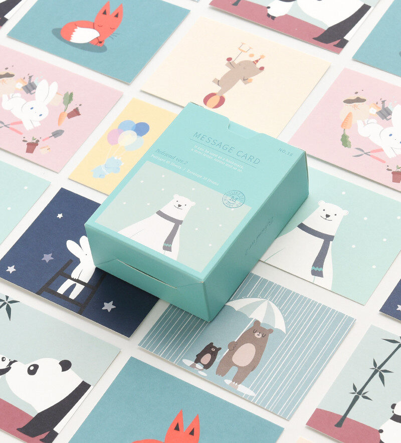 MONOLIKE Message Card – Be Friend ver.2 - Office Supplies