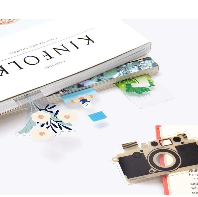 BOOKFRIENDS Free Line Transparent Bookmark – 6 Piece Set - Bookmarks