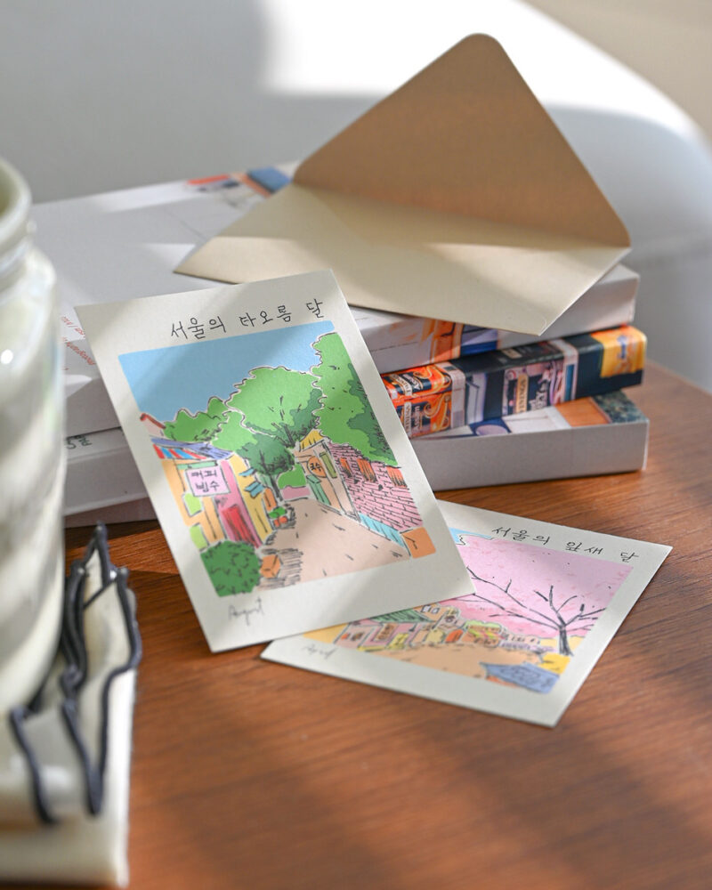 MONOLIKE Message Card – Seoul Travel - Office Supplies - View 1