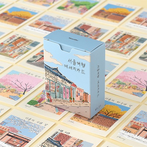 MONOLIKE Message Card – Seoul Travel - Office Supplies