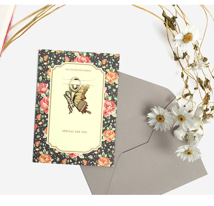 BOOKFRIENDS Golden Bookmark Card - Cards