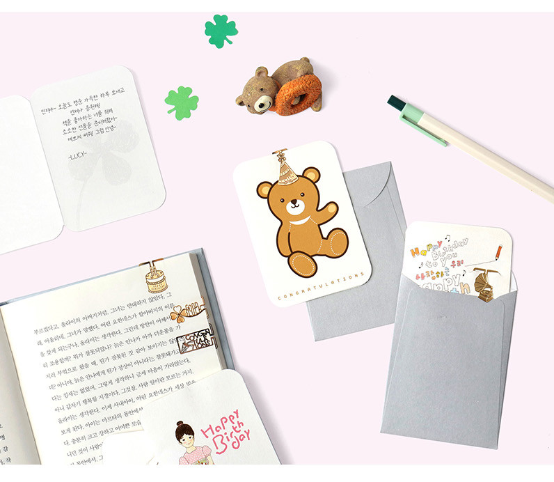 BOOKFRIENDS Bookmark Card (Mini) Round Set - Bookmarks