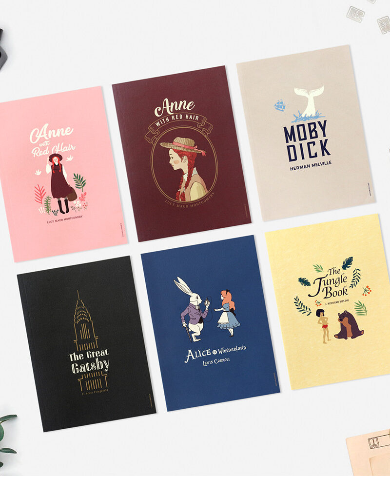 BOOKFRIENDS World Literature Study Note – 6pcs Set - Office Supplies