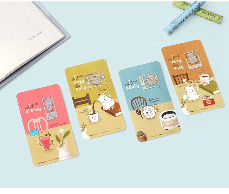 BOOKFRIENDS Kitchen Family Bookmark Set - Bookmarks