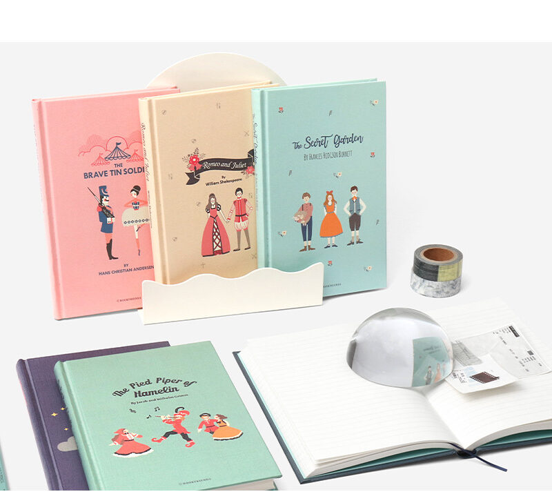 BOOKFRIENDS World Literature Hardcover Notebook vol.2 - Office Supplies - View 1