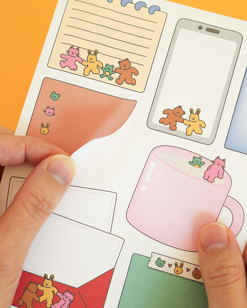 DAILYLIKE Mojoji Memo Sticker - 02 Join us - Office Supplies - View 1