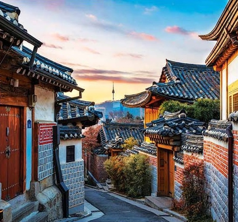 1000-Piece Jigsaw Puzzle – Bukchon Hanok Village Seoul - Jigsaw Puzzle
