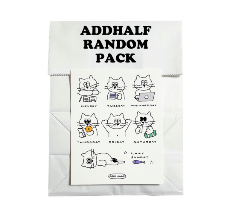 ADDHALF Sticker Random Pack - Office Supplies