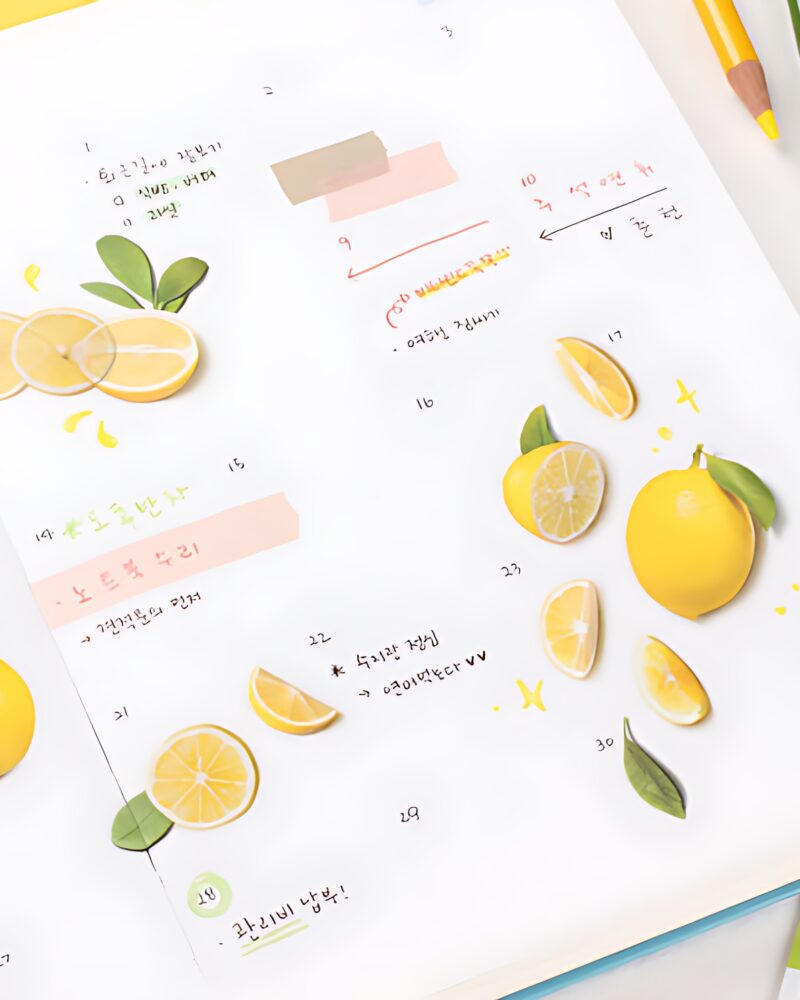 Appree Fruit Sticker Lemon - Office Supplies - View 1