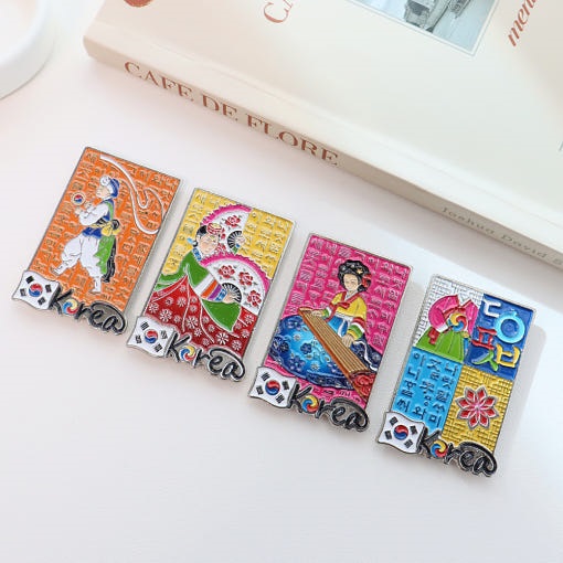 Korean Traditional Magnet Set – 4 Pieces - Home & Living - View 1