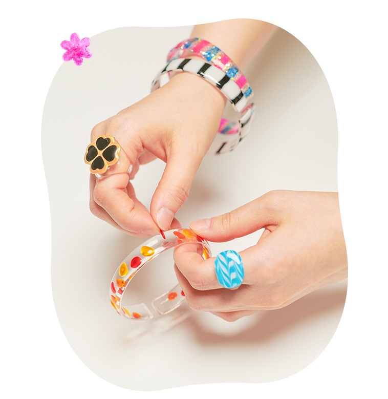 AMOS Glass Deco Jewelry Deco Kit - etc