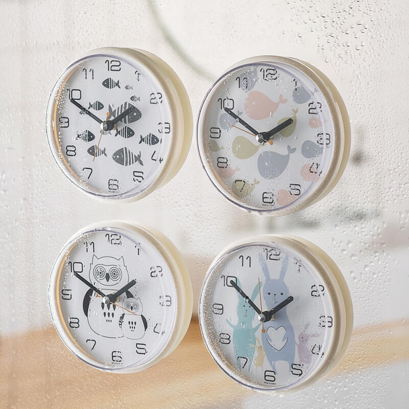 Flaito Bathroom Suction Waterproof Clock - Home & Living