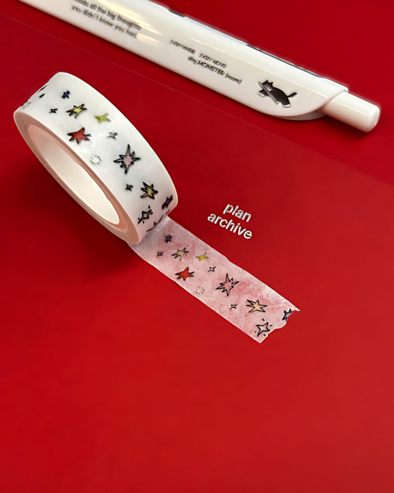 SHYMONSTER Milk Star Candy Masking Tape - Washi Tape - View 1