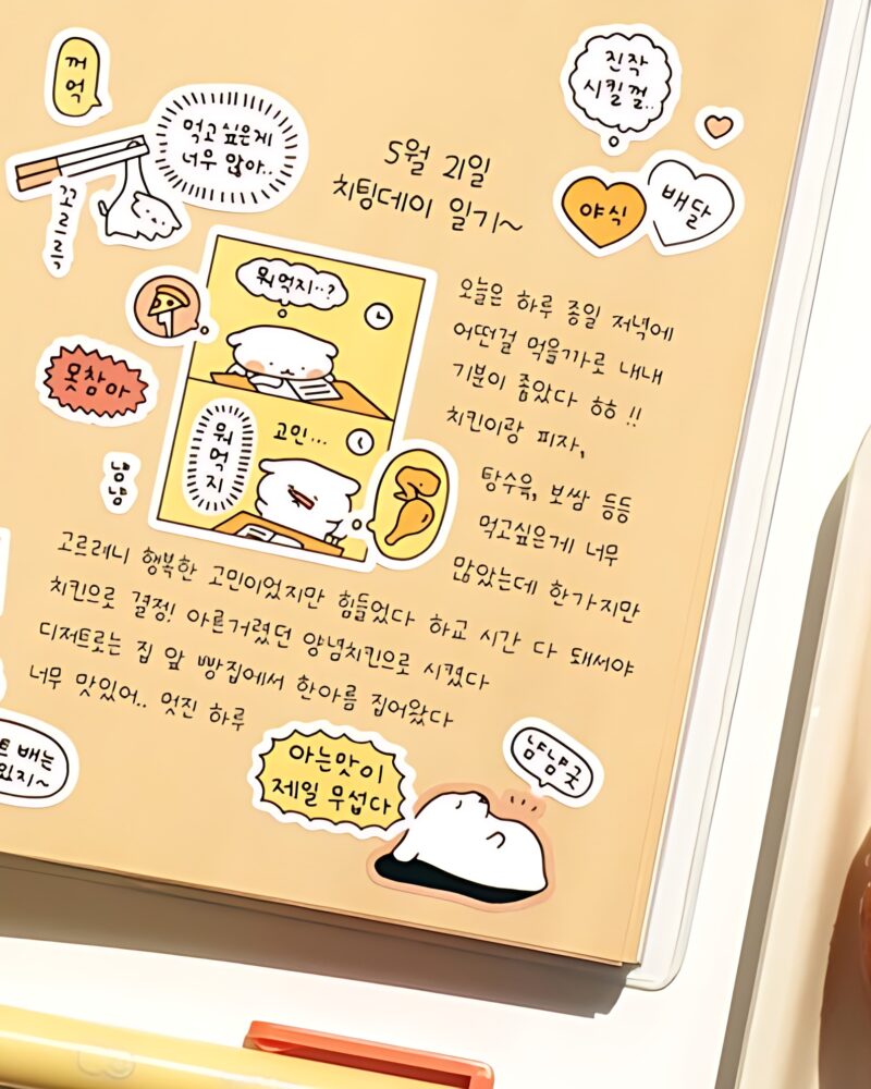 ICONIC Speech Bubble Sticker Pack 6sheets Set - Office Supplies - View 1