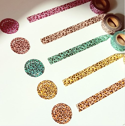 DALPAPER Leopard Print Masking Tape - Washi Tape - View 1