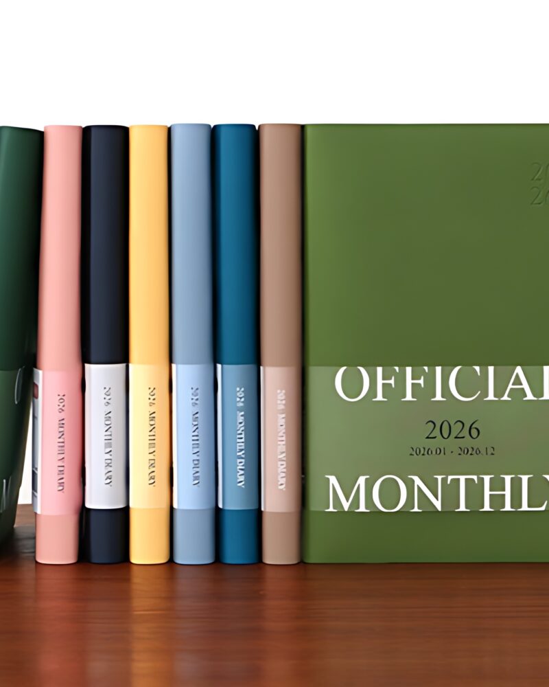 INDIGO 2026 Official Twelve Months B6 Monthly Diary - Office Supplies