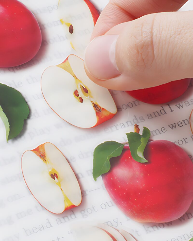 Appree Fruit Sticker Apple - Office Supplies