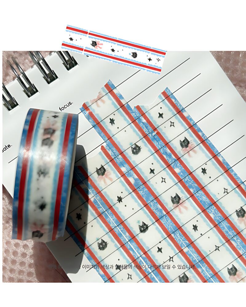 SHYMONSTER Cat Red Masking Tape - Washi Tape
