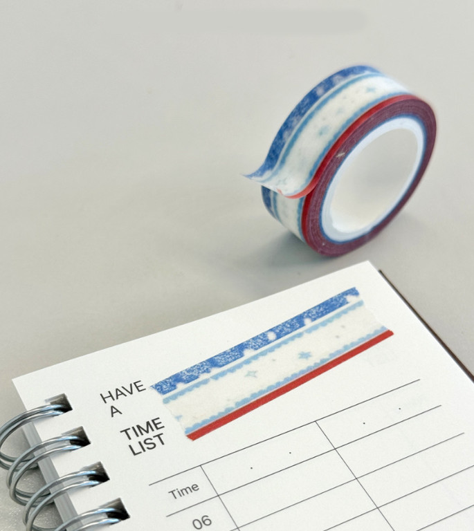 SHYMONSTER Cat Blue Masking Tape - Washi Tape - View 1