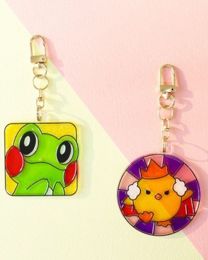 AMOS Glass Deco Sun Deco Keyring Making Kit - etc