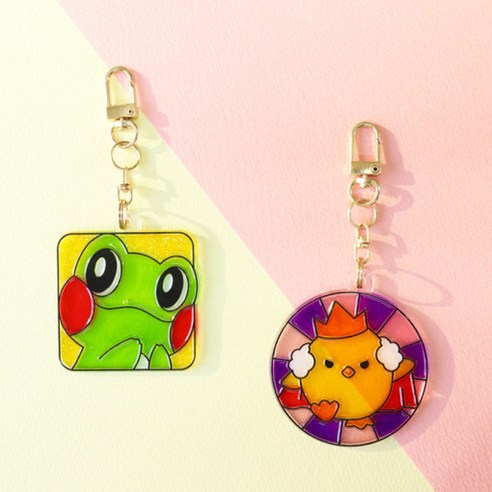 AMOS Glass Deco Sun Deco Keyring Making Kit - etc