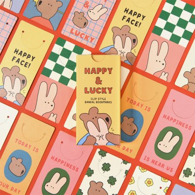 Happy & Lucky Bandal Bookmark Series.1 – 60p Set - Bookmarks