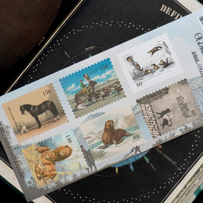 TWEEDYTWEEDY Oldman’s Drawer – Animal Collection Postage Stickers - Office Supplies