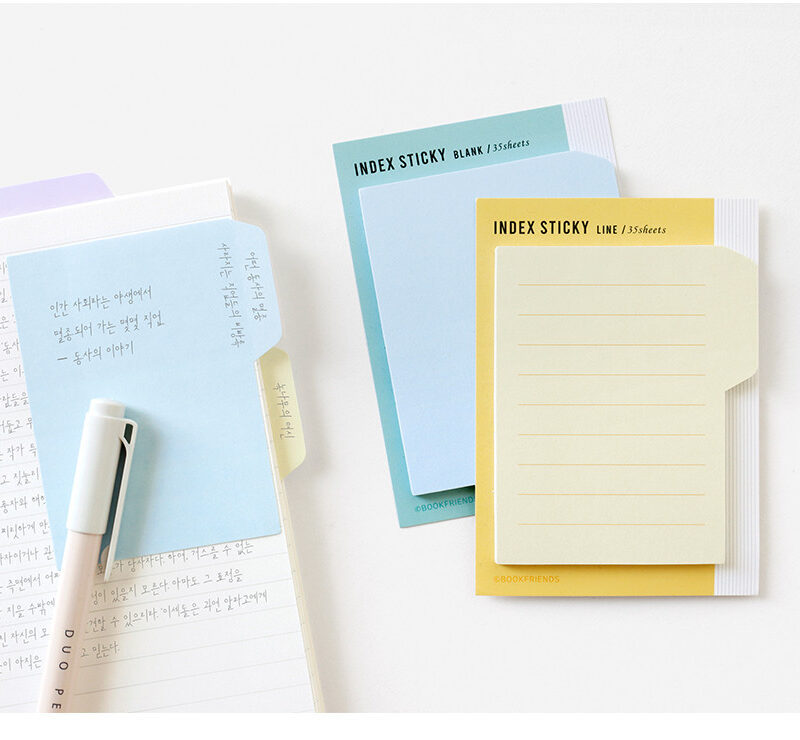 BOOKFRIENDS Pastel Index Sticky M - Memo Pads & Sticky Notes - View 1