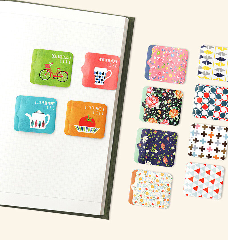 BOOKFRIENDS Sticky Magnetic Book Line Marker - Bookmarks