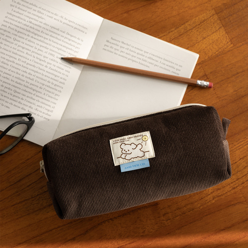 LIVEWORK Coi Corduroy Pencil Pouch - Bags & Wallets - View 1