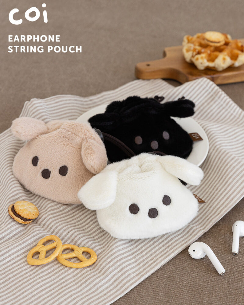 LIVEWORK Koi Earphone String Pouch - Bags & Wallets