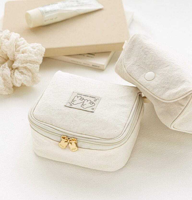 LIVEWORK Piyo Snap Makeup Pouch - Bags & Wallets