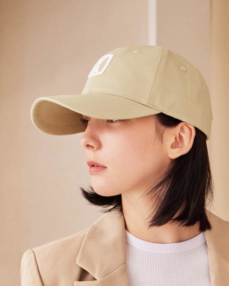 VARZAR VA 3D Square Ball Cap – Beige - Fashion Accessories