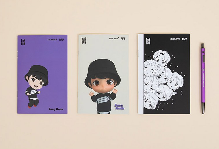 Monami TinyTAN 153 ID Notebook Set - Jung Kook - Notebooks - View 1
