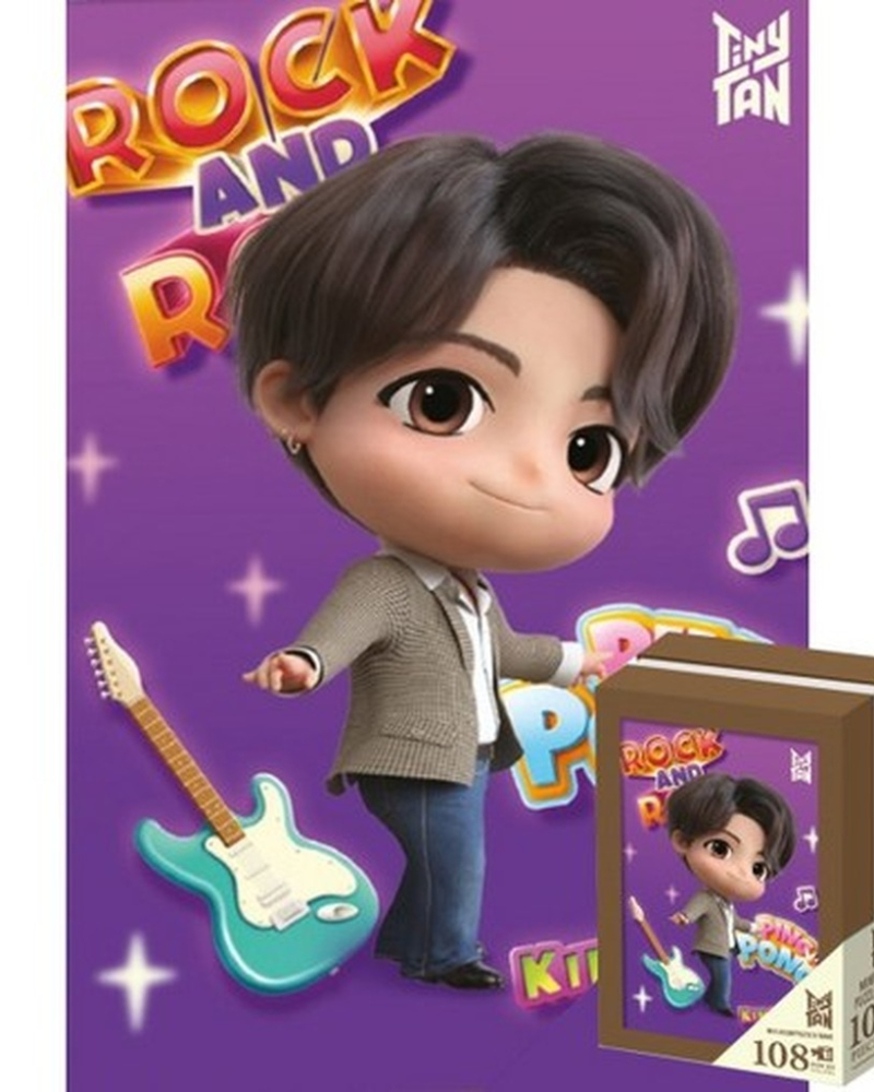 BTS TinyTAN Framed Jigsaw Puzzle 108pcs - Jung Kook - etc