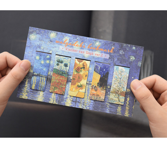 MONOLIKE Magnetic Bookmark – Vincent van Gogh ver.2 - Bookmarks
