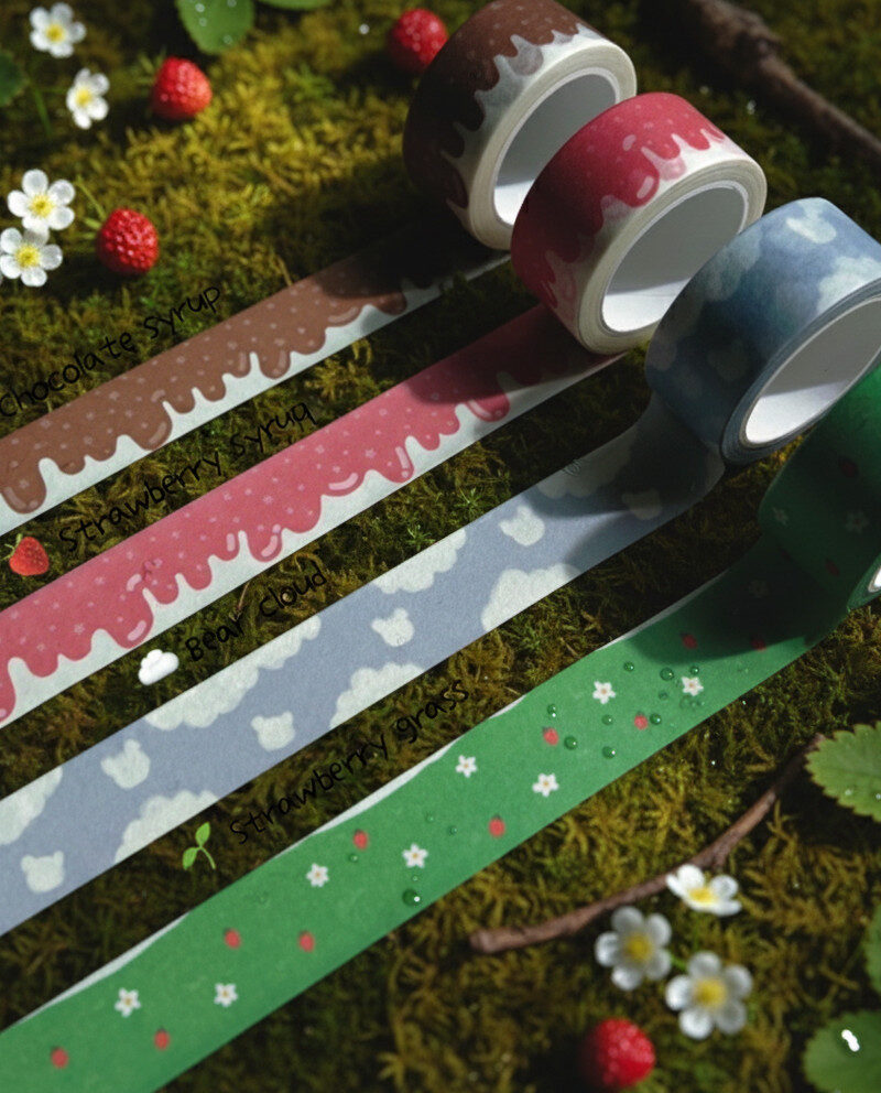 BERRYBEAR Masking Tape 4type - Washi Tape - View 1