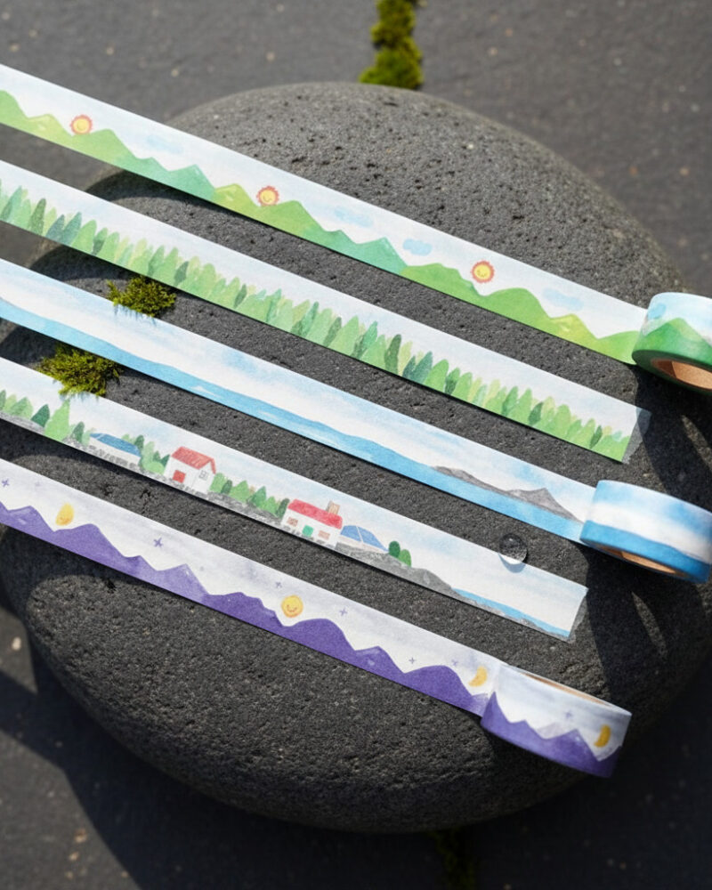 DALPAPER Landscape Masking Tape 5type - Washi Tape - View 1