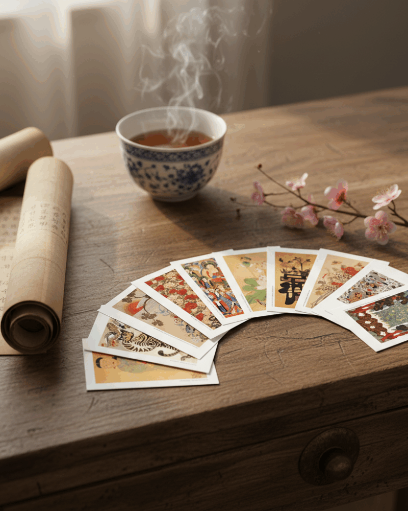 Premium Gallery Minhwa Postcard (Small) - Office Supplies