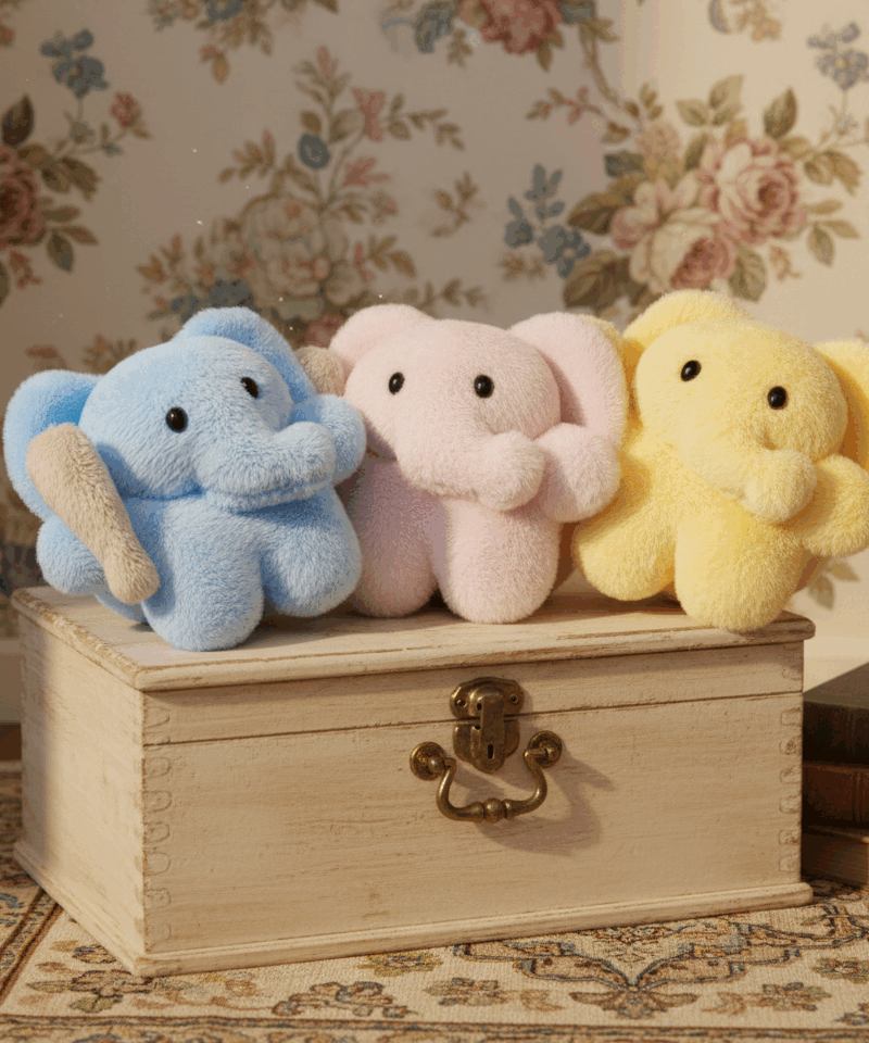 The Three Little Elephants Keyring - Office Supplies - View 1