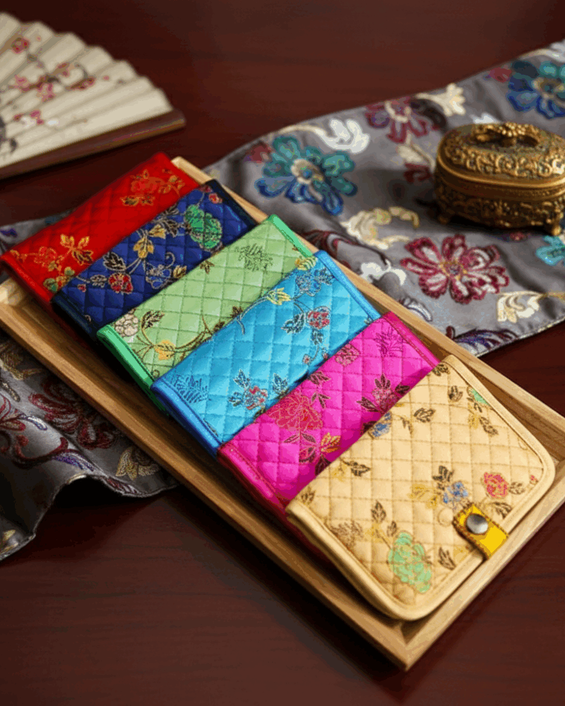 Korean Traditional Flower Wallet - Bags & Wallets