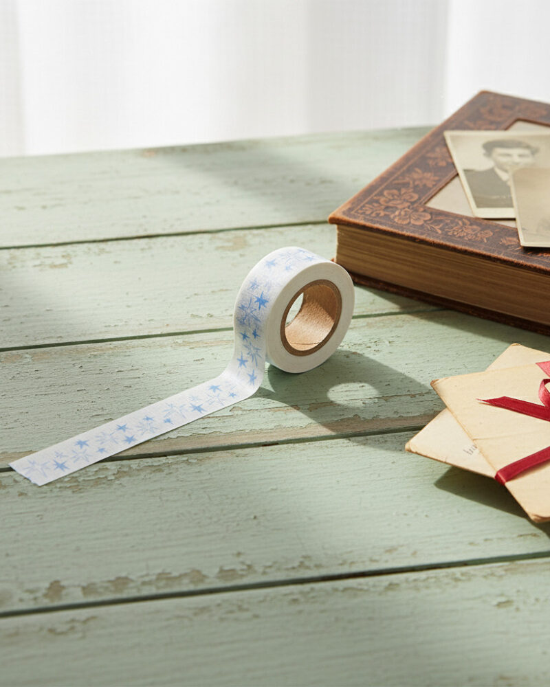 GLEN Blue Starlight Masking Tape - Office Supplies